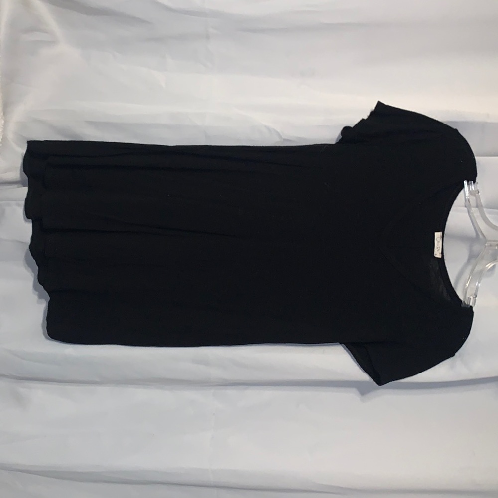 Black t-shirt dress